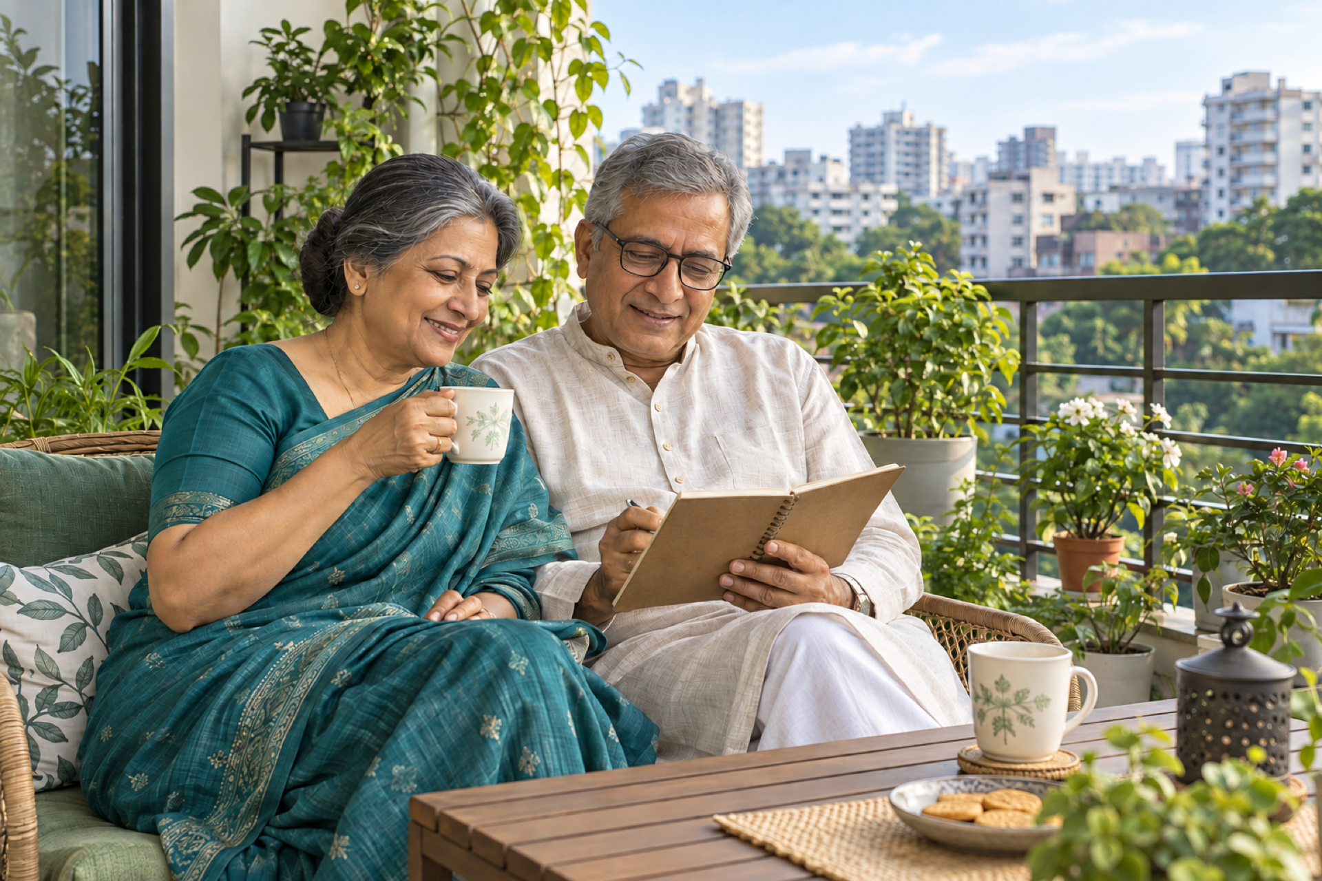 Bangladeshi family planning for retirement together